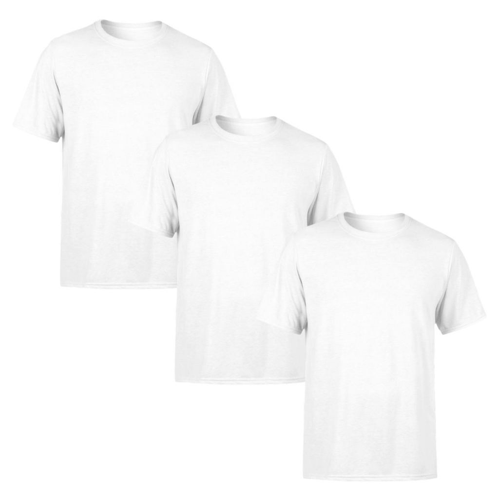 Kit 3 Camisetas Masculina Fio 30.1 Algodão Academia Treino 100% — Esporte e Lazer