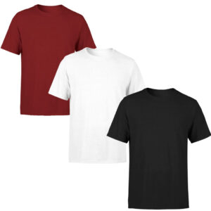 Kit 3 Camisetas Masculinas Lisa Algodão Premium Luxo Trabalho