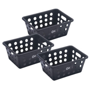 Kit 3 Cestas Organizadoras Pequenas Coza One Brinox Polipropileno