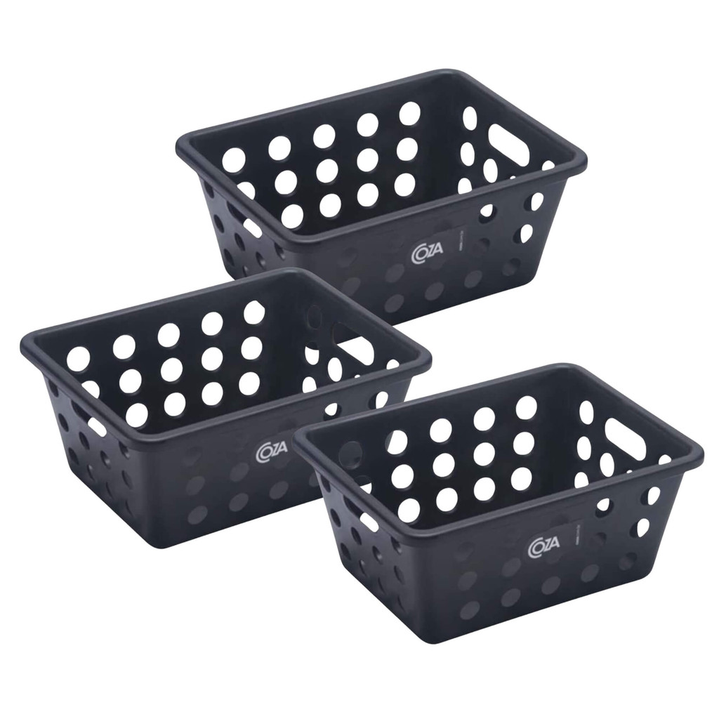 Kit 3 Cestas Organizadoras Pequenas Coza One Brinox Polipropileno — Organização