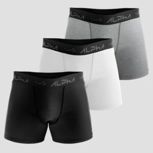 Kit 3 Cuecas Cotton Masculinas Dry Academia Alpha Co