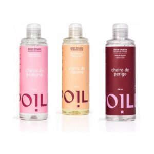 Kit 3 Refis Body Splash Feminino Riqueza Perigo Princesa Perfume