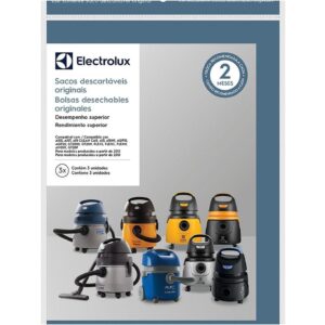 Kit 3 Sacos para Aspirador de Pó e Água Electrolux Acqua Power