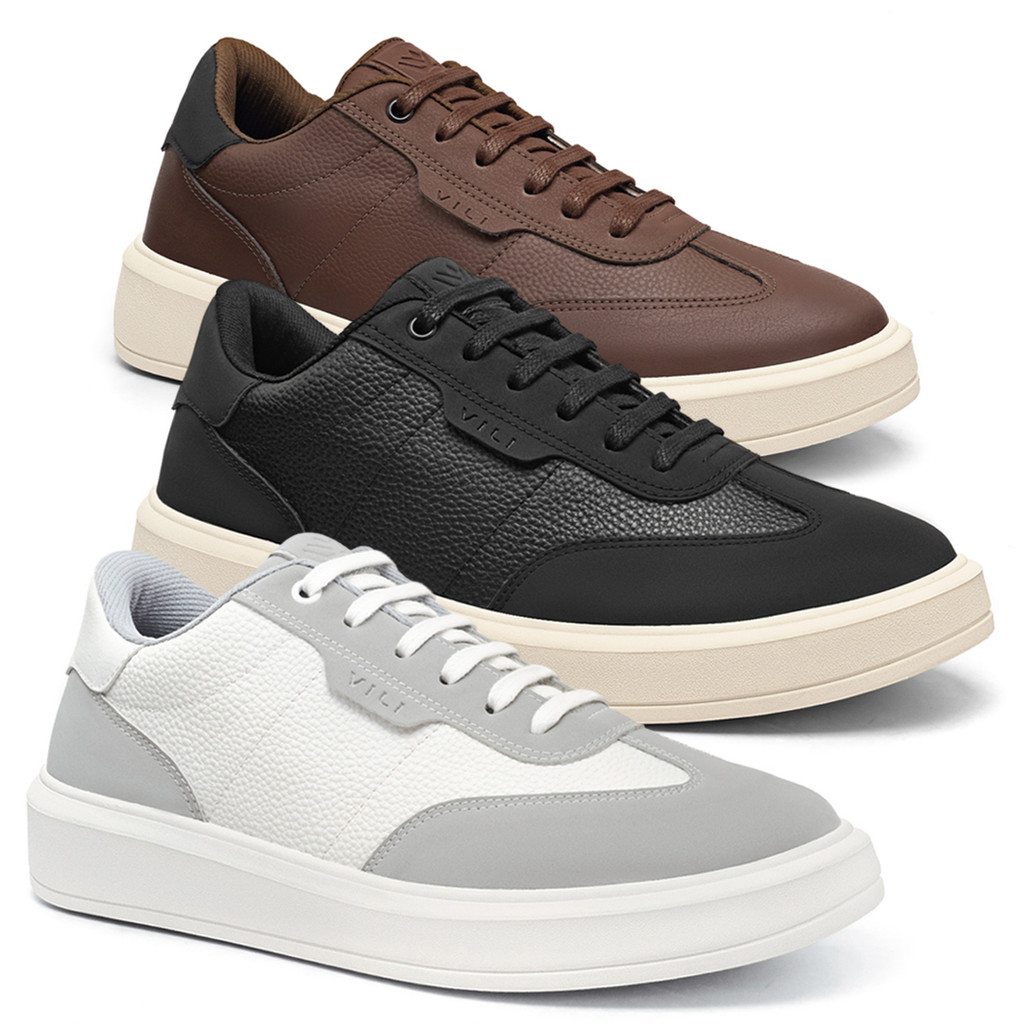 Kit 3 Tênis Masculino Vili Urban Sportstyle Sapatenis Casual — Calçados