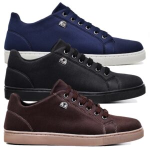 Kit 3 Tênis Polo Fran Sapatênis Skatista Casual Oferta London