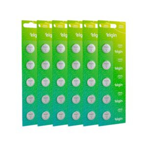 Kit 30 Bateria Pilha Moeda Cr1632 6 Cartela 3v Relógio Elgin