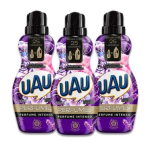 Kit 3un Amaciante 500ml Uau Perfumes Lavanda e Frescor