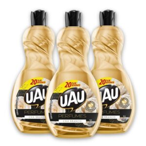 Kit 3un Limpador 1L Uau Perfume Chá Branco Promo — Perfumes