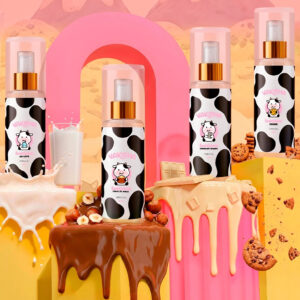 Kit 4 Body Splash Vakinha Feminino 200ML Primacial Perfume Gourmand