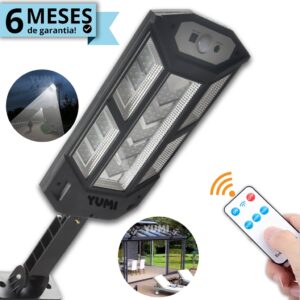 Kit 4 Luminária Solar 43 Smd Sensor Movimentos Controle Yumi — Decoração