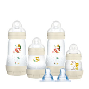 Kit 4 Mamadeiras 2 Bicos Easy Start Gift Set Neutro Mam