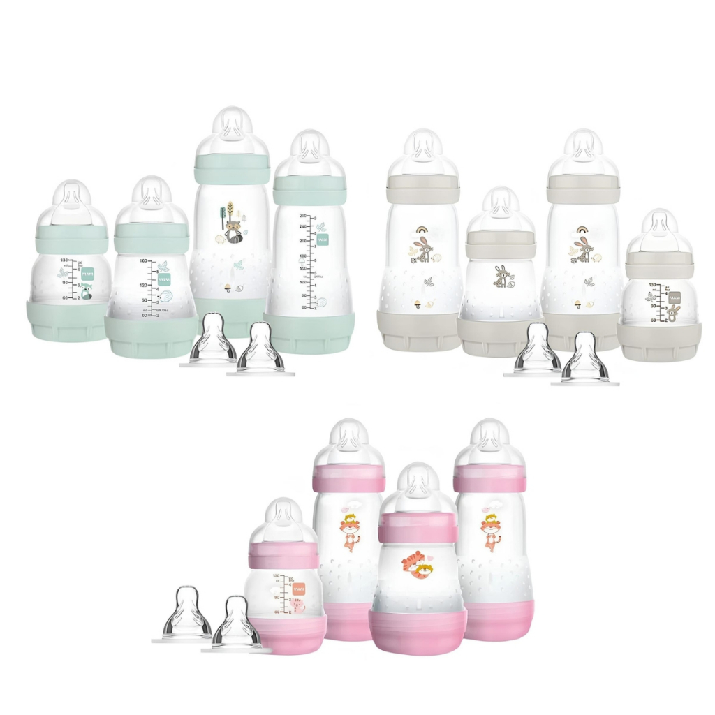 Kit 4 Mamadeiras 2 Bicos Extras Easy Start Mam