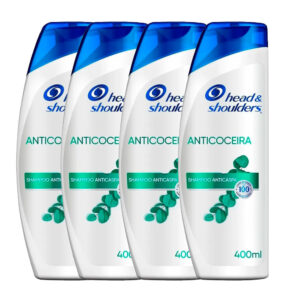 Kit 4 Shampoos Head Shoulders Anti Coceira 400ml