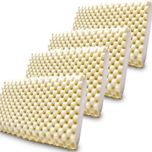 Kit 4 Travesseiros Espuma Nasa Visco Massageador 50x70cm BF Colchões