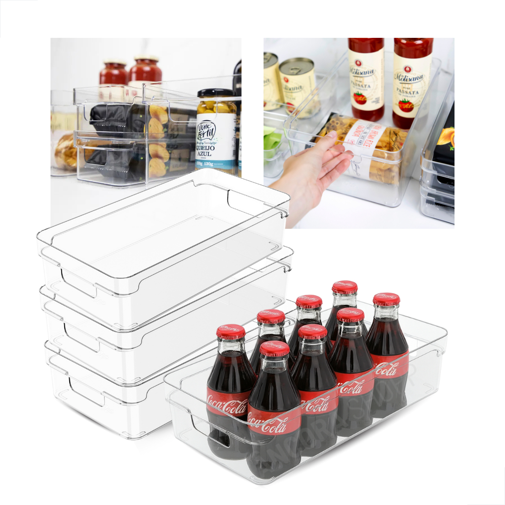 Kit 4un Organizador de Armário Lavanderia Cozinha Gaveta Dispensa