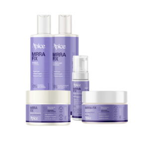 Kit 5 Mirrafix shampoo condicionador mousse gelatina mascara Apice