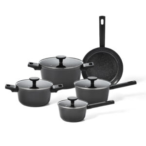 Kit 5 Panelas DE Indução Com Antiaderente Cerâmico Mou DE Chia Oikos