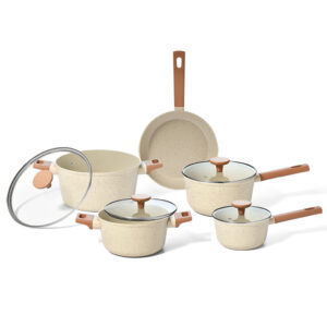 Kit 5 Panelas DE Indução Com Antiaderente Cerâmico Mou DE Pitaya Oikos