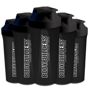 Kit 5x Coqueteleira 600ml Shakeira Para Academia Bodybuilders