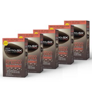 Kit 5x unidades Grecin Control Gx Shampoo De Barba e Redutor