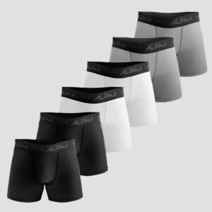 Kit 6 Cuecas Cotton Masculinas Dry Academia Alpha Co