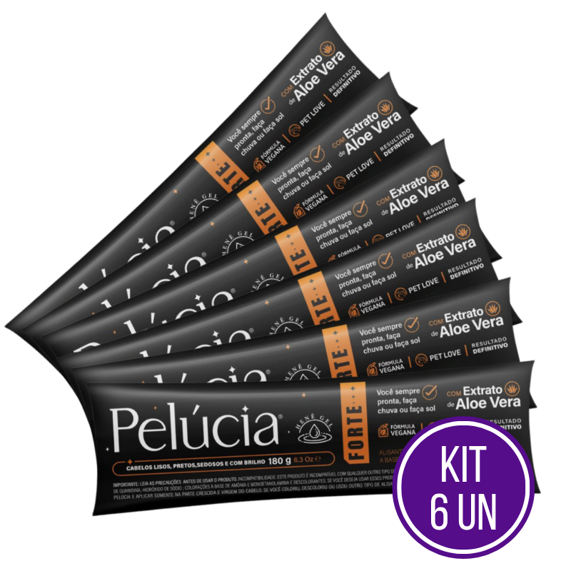 Kit 6 Henê Pelúcia Forte 180G
