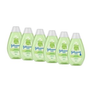 Kit 6 Shampoos Johnson’s Baby Cabelos Claros 400ml