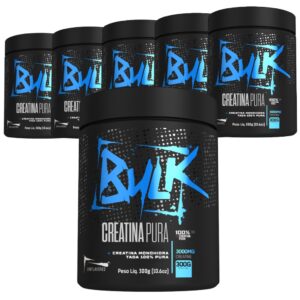 Kit 6x Creatina Monohidratada 100% Pura 300g Suplemento em Pó