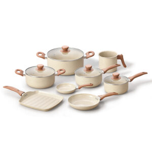 Kit 8 Panelas Com Antiaderente Cerâmico Terrara Oikos