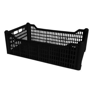Kit 8 Peças Caixa Plástica Hortifruti Organizadora P Frutas Legumes