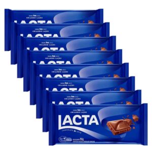 Kit 8 Tabletes Ao Leite 90g Lacta