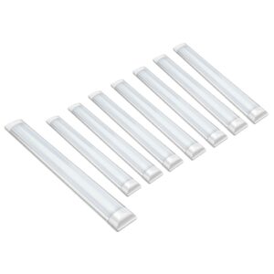 Kit 8un 18w Luminária Slim Linear Led 60cm branco amarelo neutro
