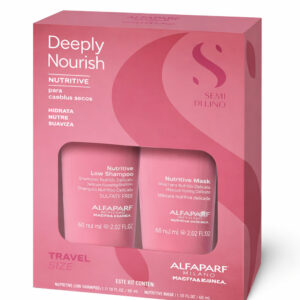 Kit Alfaparf Moisture Shampoo 60ml Máscara 60g