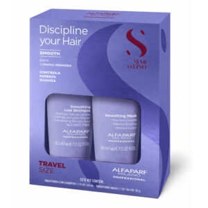 Kit Alfaparf Smooth Shampoo 60ml Máscara 60g