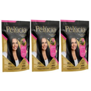 Kit Alisante Henê Gel Pelúcia Médio Pouch 180g Embelleze 3 Unidades