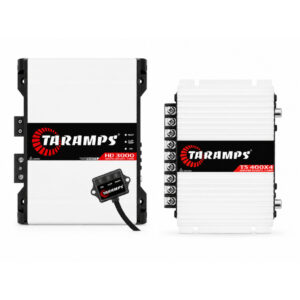 Kit Amplificador Taramps 3000W 4 Canais 400W Rms 2 Ohms Som