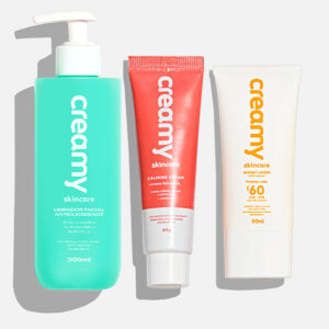 Kit Antioleosidade Limpador Facial, Gel Creme Hidratante Facial