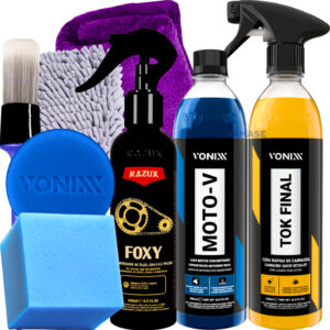 Kit Automotivo Limpeza Shampoo Cera Desengraxante Vonixx