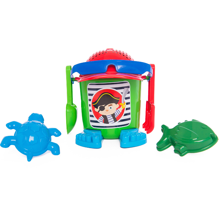 Kit Balde Praia Infantil Dudu C 6 Brinquedos Exclusivos Para Diversão