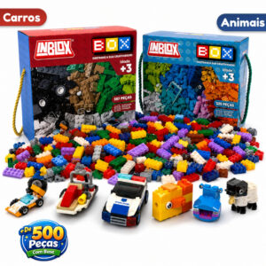 Kit Blocos de Montar Inblox 525 557 Peças Brinquedo Educativo