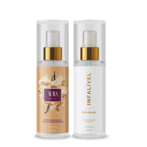 Kit Body Splash Feminino Aura Infalivel 200ML Primacial Perfume Floral