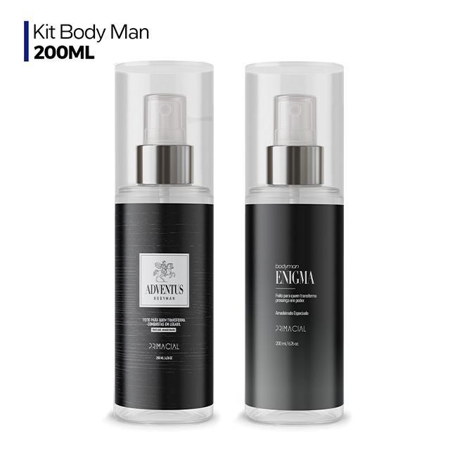 Kit Body Splash Masculino Adventus E Enigma 200ML Primacial Perfume