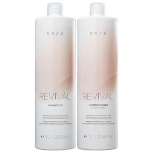 Kit Braé Revival Shampoo e Condicionador 1L