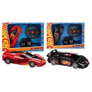 Kit Brinquedos Infantis 2 Carrinhos de Controle Remoto Hot Wheels