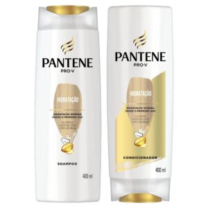 Kit c Shampoo Condicionador Pantene Hidratação 400 ml