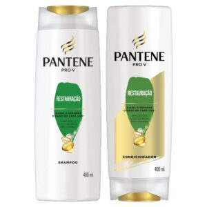 Kit c Shampoo Condicionador Pantene Restauração 400 ml