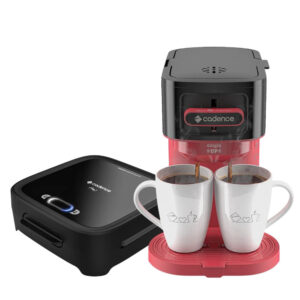 Kit Cadence Cafeteira Elétrica e Sanduicheira 110V