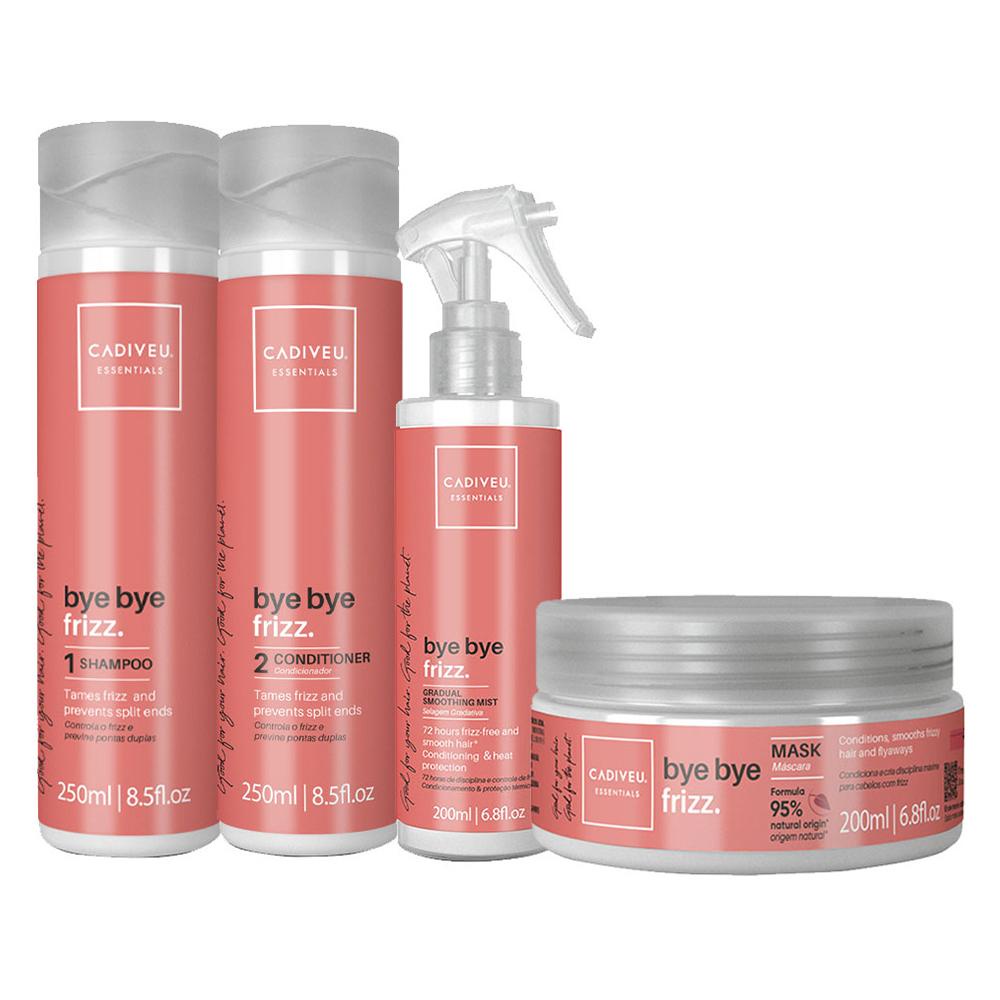 Kit Cadiveu Essentials Bye Bye Frizz Shampoo e Condicionador e