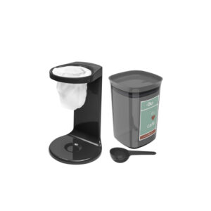 Kit Café OU My Coffee Passador Manual Pote Hermético para Armazenar
