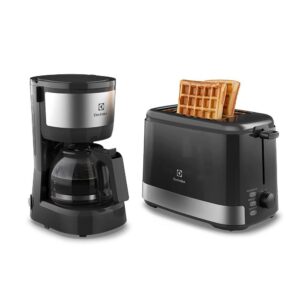 Kit Cafeteira 15 Xícaras e Torradeira Elétrica 8 Níveis Electrolux